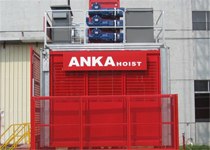 Anka Temporary Construction Rack and Pinion Building Elevator