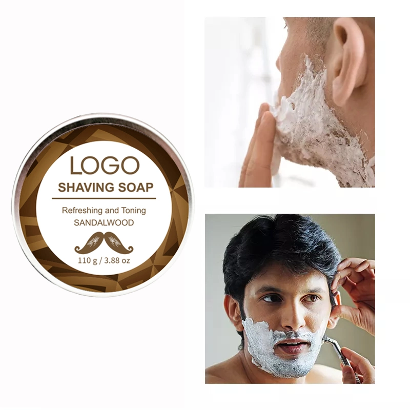 High quality/High cost performance Shave Beard Mens Sandalwood Cream Men Shaving Oil Bath Soap