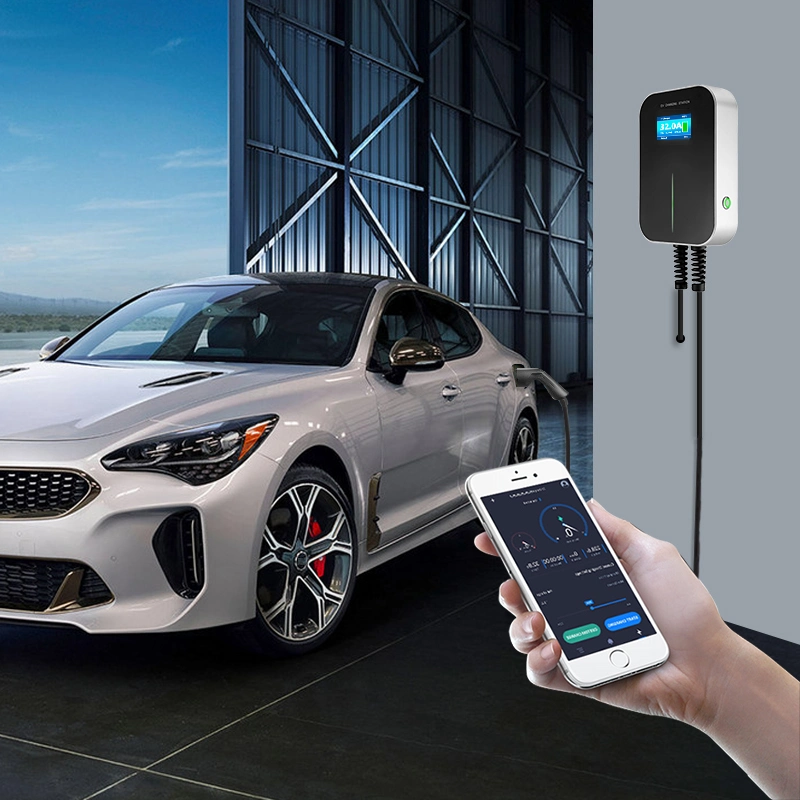 7.2kw app WiFi Control شاحن السيارة الكهربائي Fast EV Charger المحطة