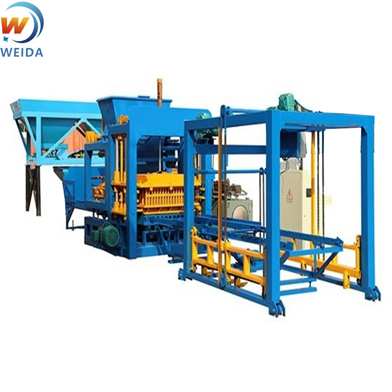 Construction Machinery Concrete Cement Hollow Interlocking Brick Making Machinery Block Production Line