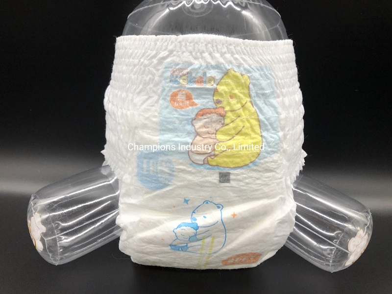 Disposable 3D Leak Guard Fluff Pulp Type Training Pant Baby Products