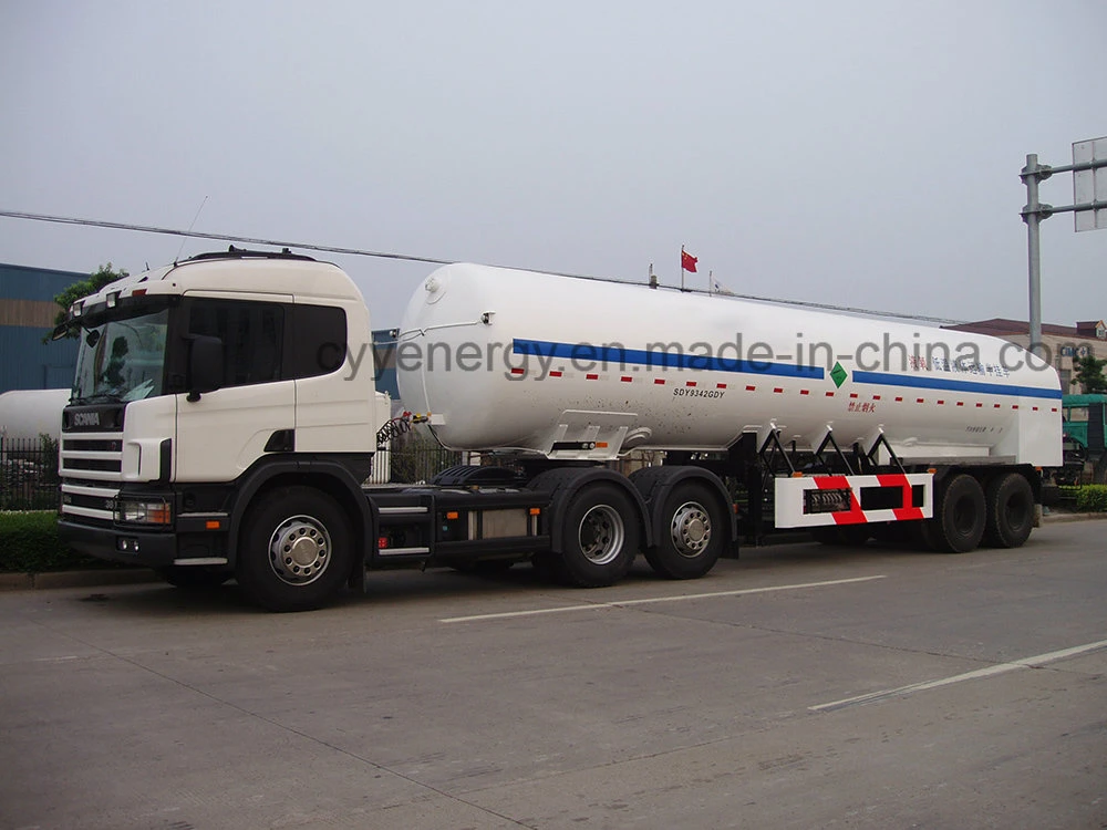 China 2015 Tanker LNG Lox Lin Lar Semi Trailer with ASME GB Standards