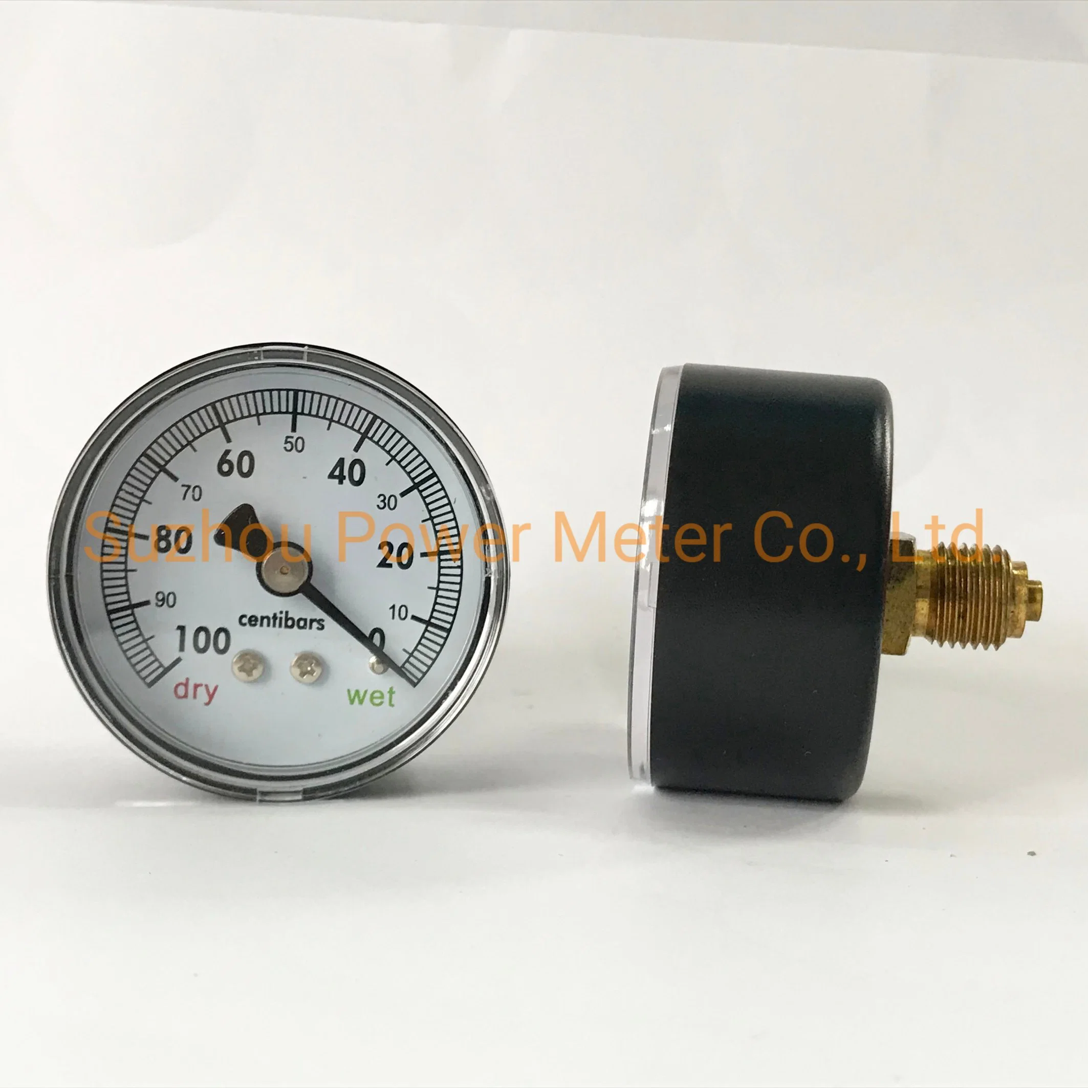 50mm Plastic General -100 Centibars Vacuum Gauge