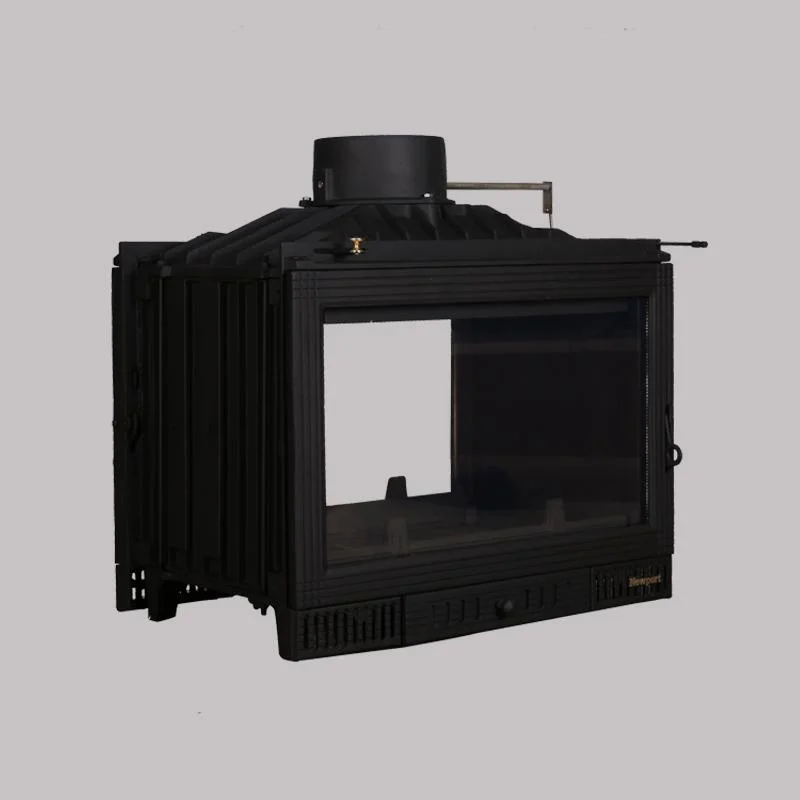 Wood Burning Fireplace Modern Fireplace Metel Round Wood Pellet Stove Heater Oven with Remote Control