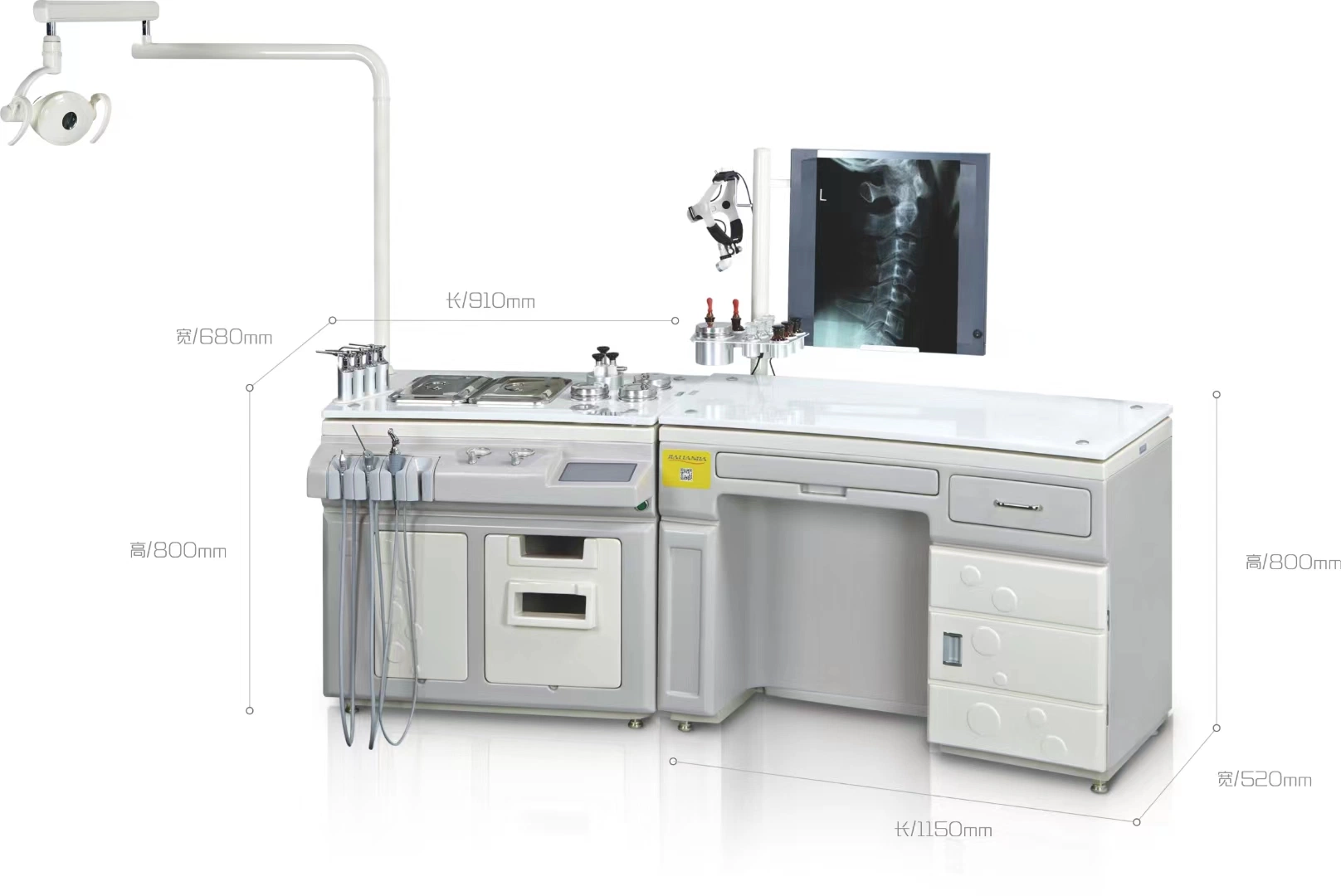 Ent Workstation Surgical Equipment Ear Nose Throat Ent Diagnosis Unit with Endoscope Camera Ent Mircoscope