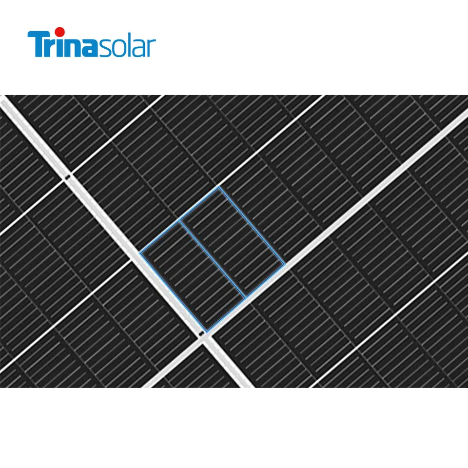 Trina Solar Mono 360W 390W 395W 400W 405W Solar Panel Mbb Bifacial Mono Solar Cells120 Half Cells Solar Module