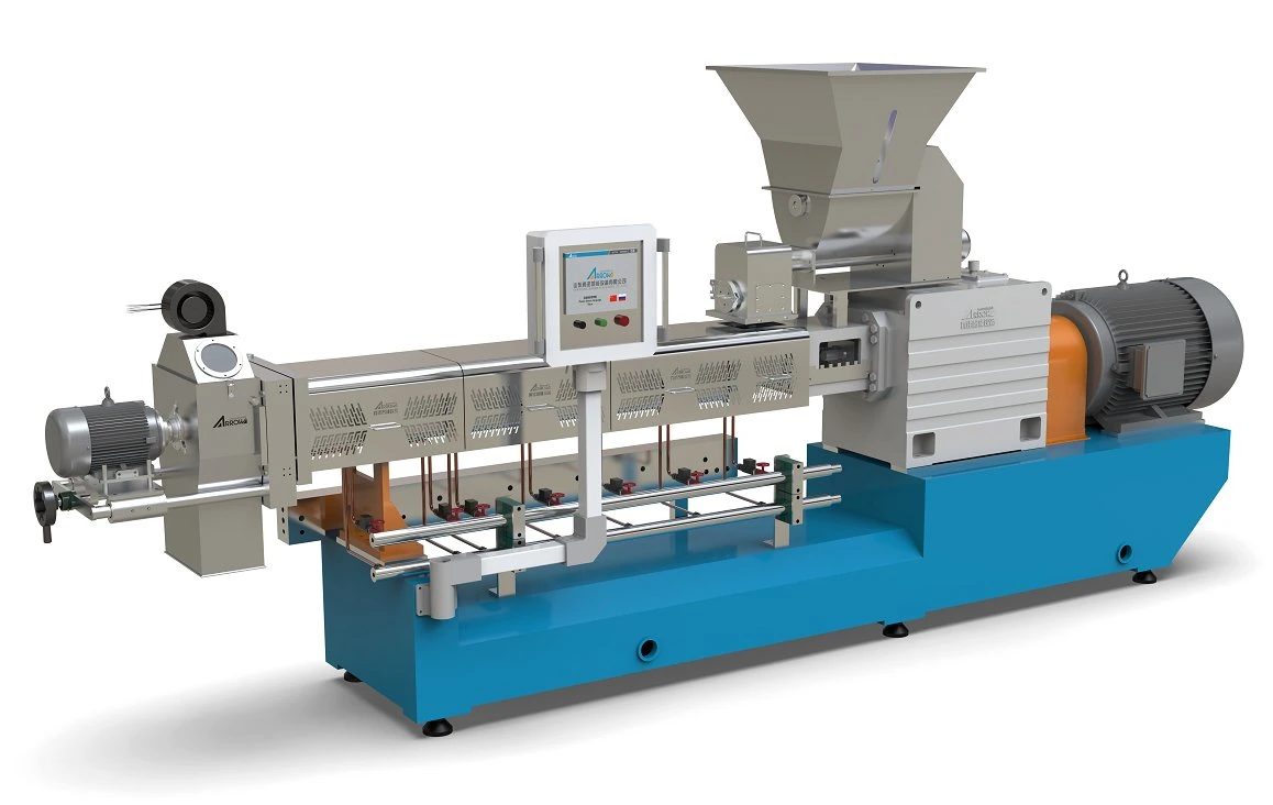 Twin Screw Extruder Fish Feed Making Machine Floating Fish Food Pet Cat Animal Food Pellet Maker Processing Equipment Price Sale