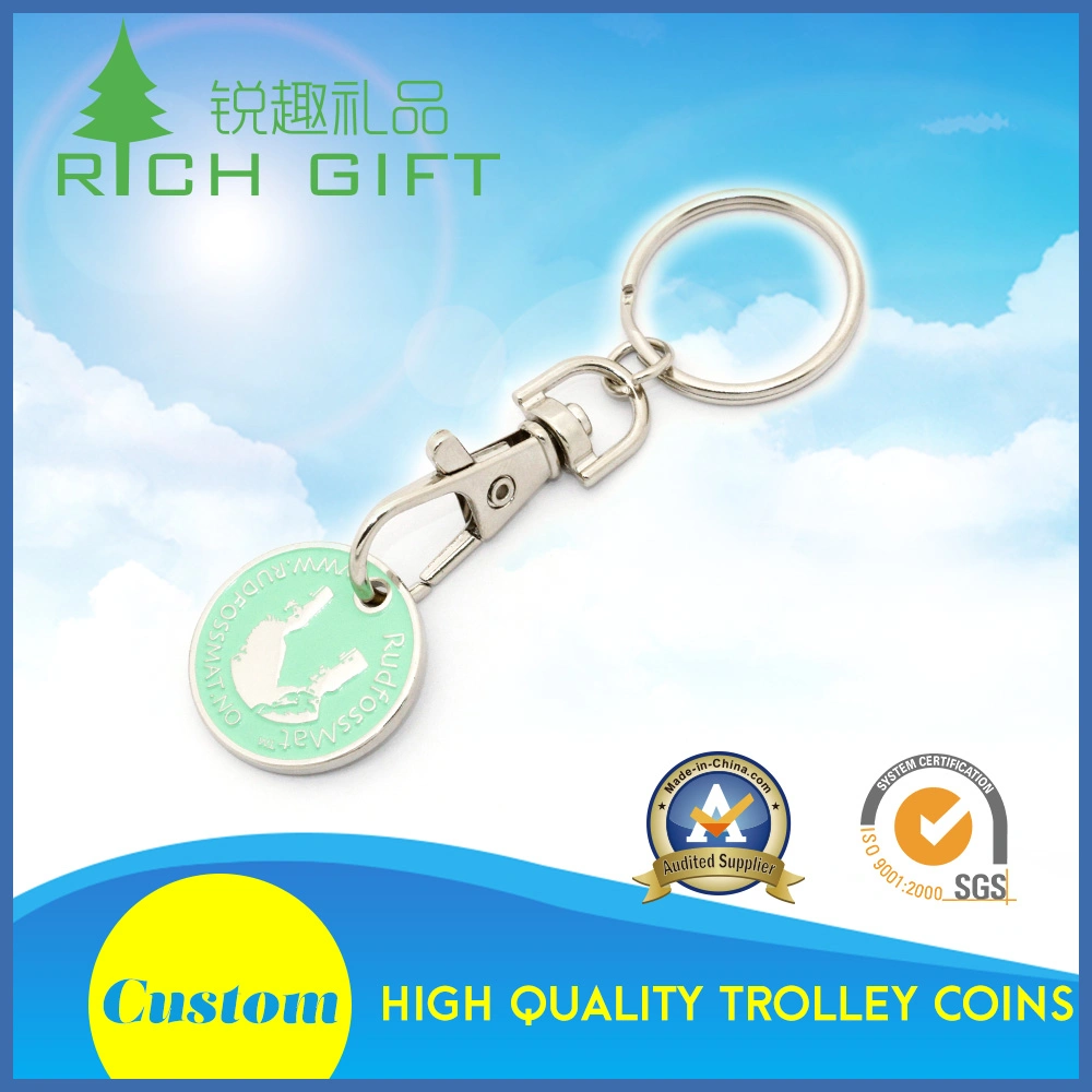 Wholesale/Supplier Cheap Custom Metal Zinc Alloy Nickel Finish Spinning Mini Soccer Ball Keychain for Promotion