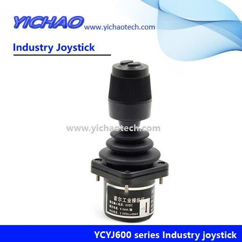 Yj90 PWM Single Shaft Spring Self Resettingpower Supply DC24V, PWM Output 0-650mA Control Circuit of Aerial Work Vehicle Joystick