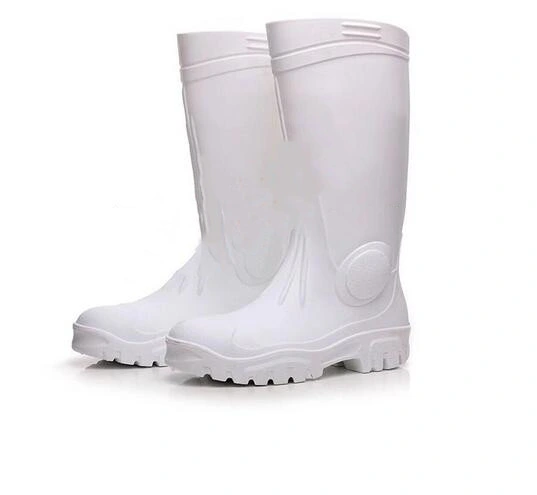 Safety Rain Boots White Gumboot Rubber Boots Safety Toe