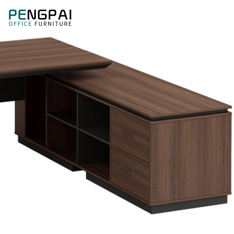 Pengpai Executive Modular Table Office Hotsale Functional Executive Table Specifications with Oblique Legs