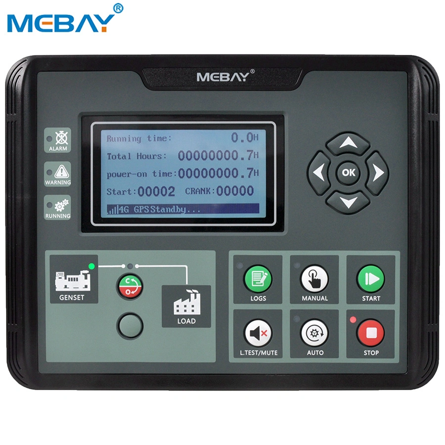 Mebay 4G Generator Controller DC50d-4G Remote Control Panel GPS