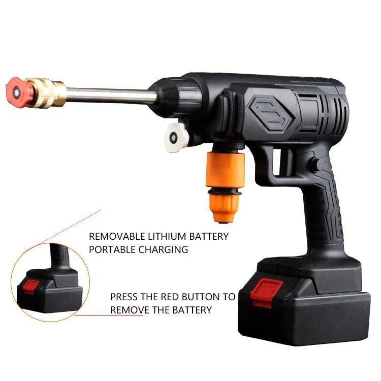 Cordless Portable High Pressure Electric Car Washer Gun