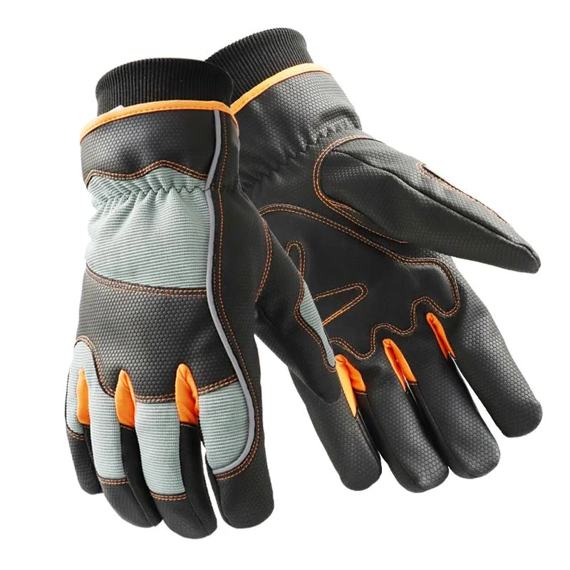 Wear Resistant Leather Touch Screen Multi-Purpose Impact Mechanic Safety Working Gloves Garden Driving Waterproof Winter Warm Ski Sport Motorcycle Bike Gloves