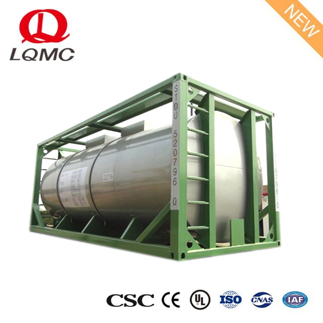 Low Pressure 0.8 MPa ISO Tank Container T75 20FT on Sea