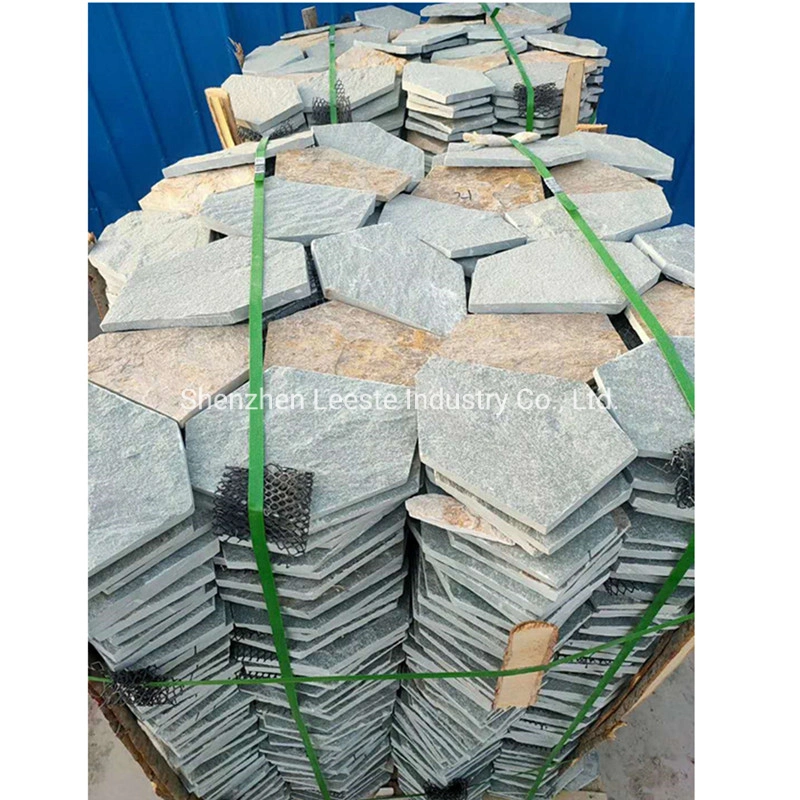 Landscape Paving Stone Crazy Slate Stone Garden and Wall Decoration