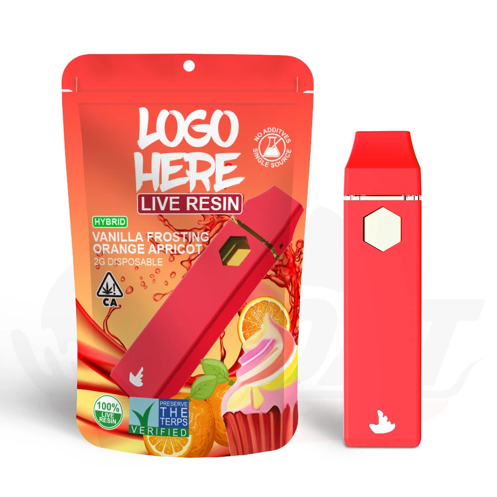 2,0ml 2,0g atomizadores VAPE Pod vacíos con VAPE desechable de embalaje Carga de bobina cerámica tipo C de Pen