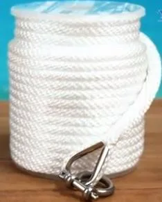 3/8" X 100' Solid Braid Anchor Line, Multi-Filament Polypropylene Anchor Rope for Boat Marine, Yacht Rope.