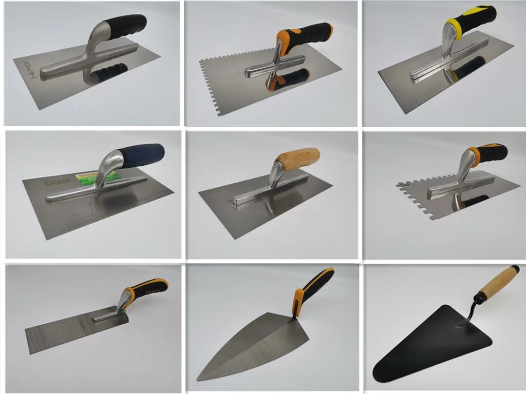 Concrete Floor Trowel and Polishing Trowel Bricklaying Trowel TPR Handle