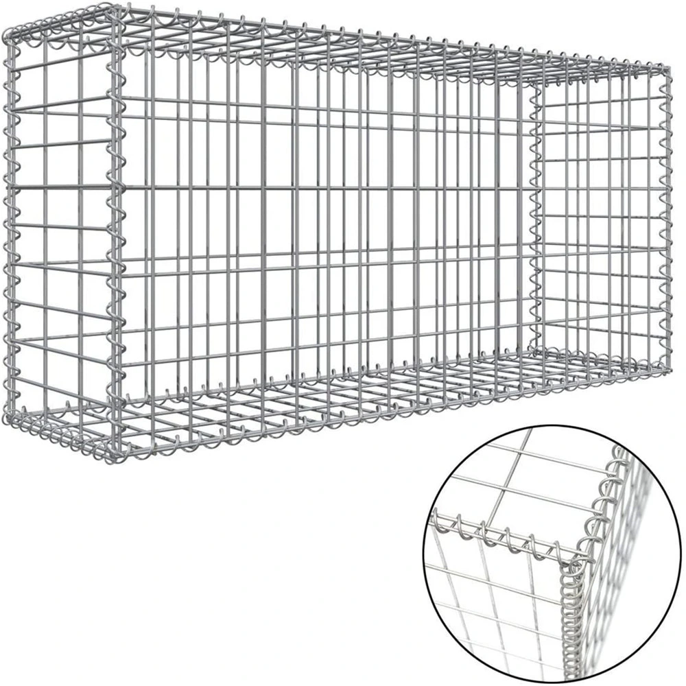 Factory Sell Gabion Basket Cage Fence Retaining Wall Wire Mesh