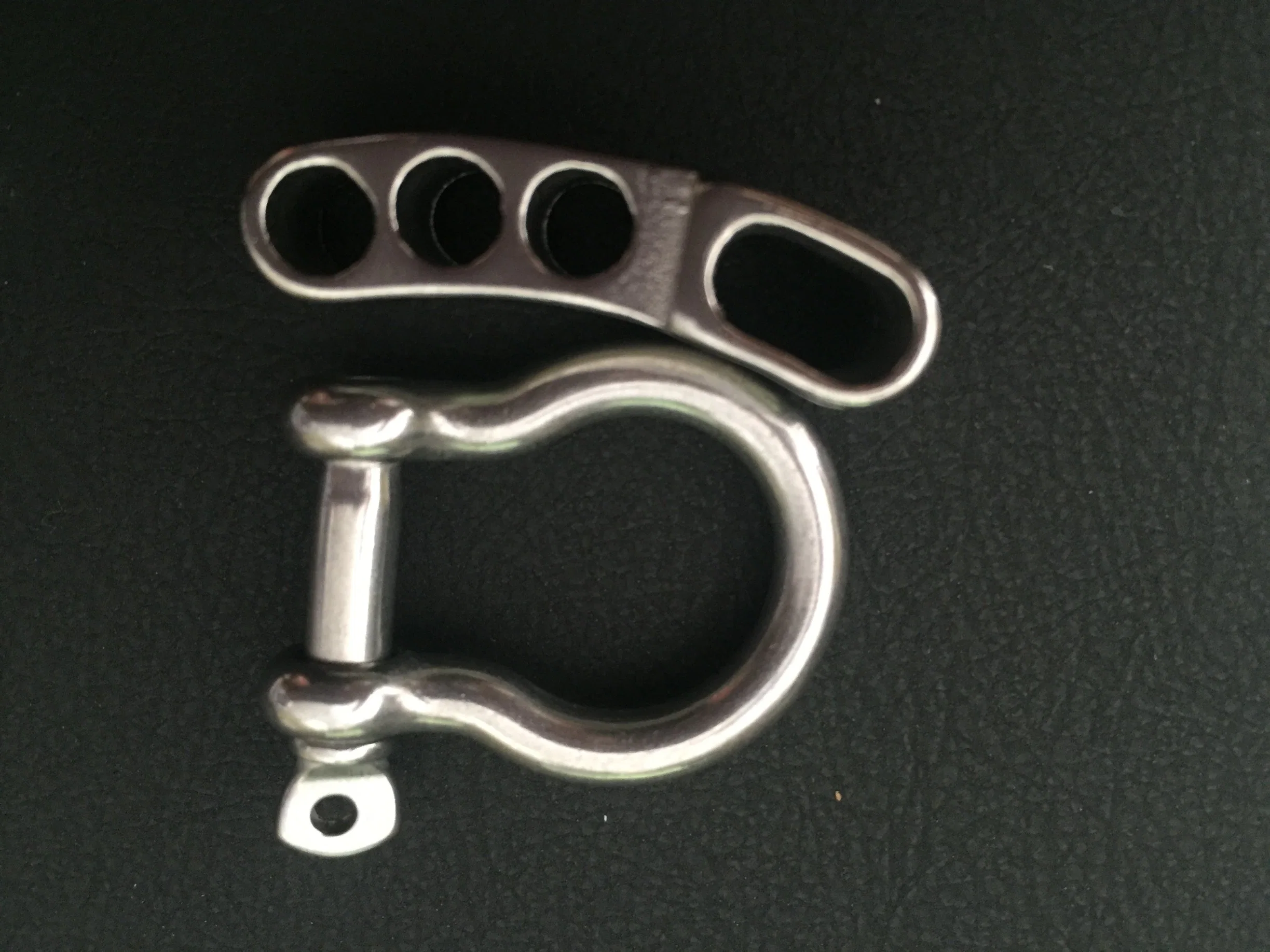 European Large Adjustable Shackle with Clevis Pin and 4 Holes