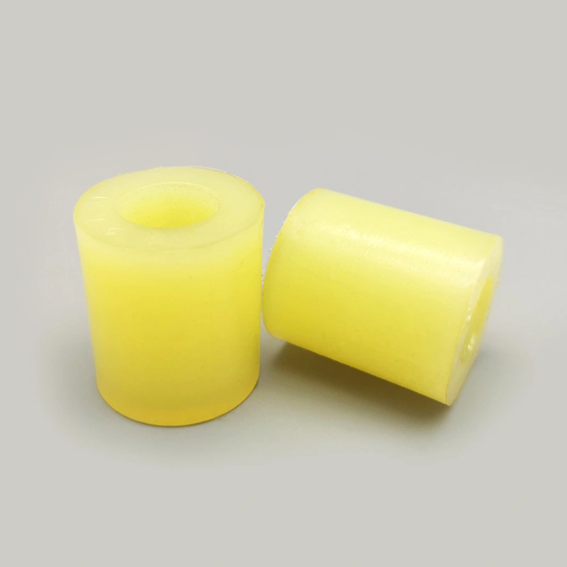 Manufacturer Custom 90A Shore Plastic 4mm Small Solid PU Flexible Yellow Polyurethane Elastomer Rod