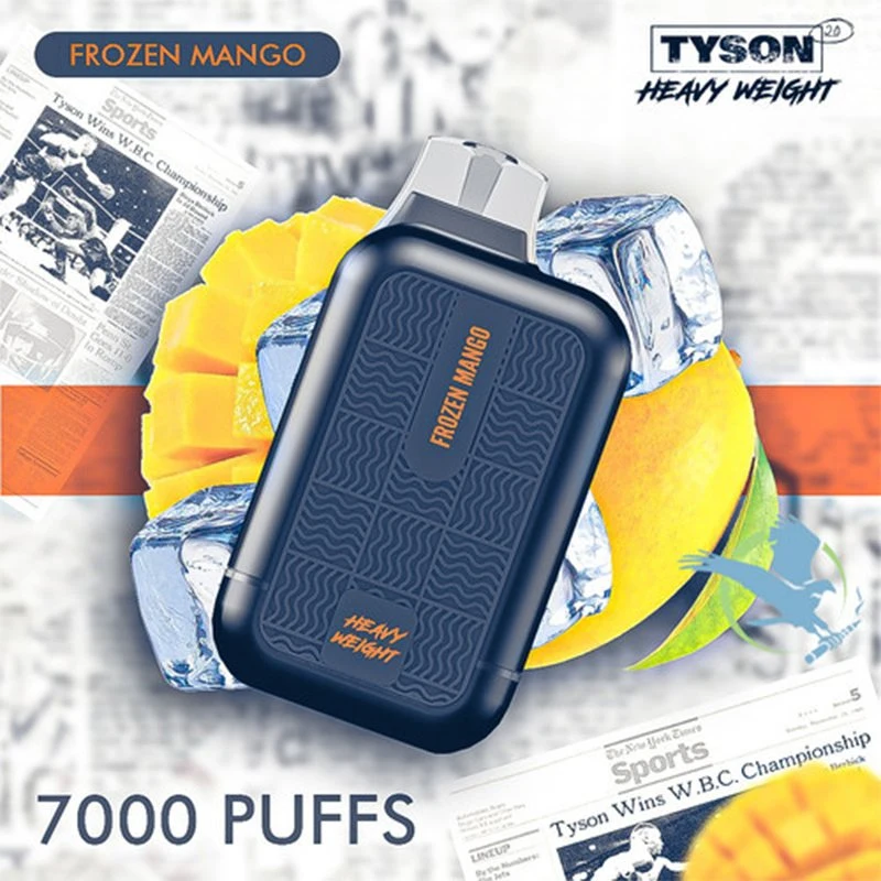 Mayorista/Proveedor Tyson 2,0 7000 Puffs 5% (50 mg) Nicotina desechable VAPE