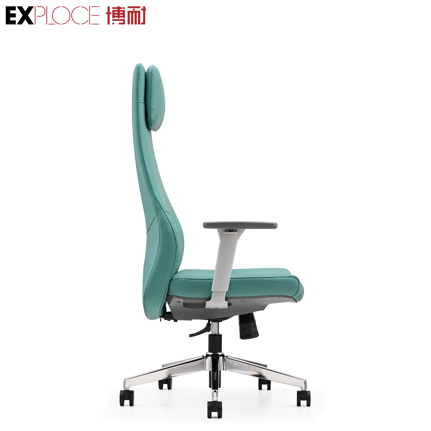 Heißer Verkauf Designer Executive High Back PU Luxus Real Boss Office Stuhl Aus Echtem Weißem Leder