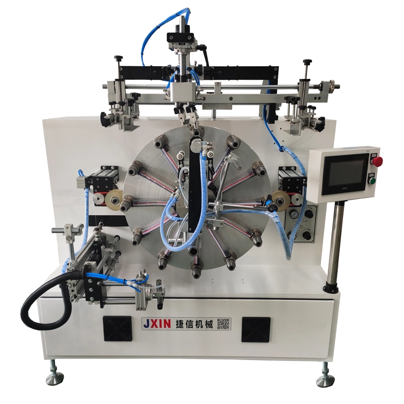 Automatic Cylindrical Surface Screen Printing Machine for Soft Tubes, Caps, Cosmetic Jars, Lipstick Tubes