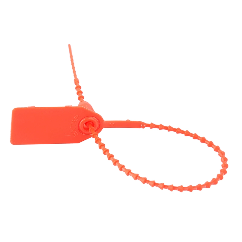 New Style Disposable Indicative Plastic Secure Lock Seal Zip Tie for Shoes and Clothes