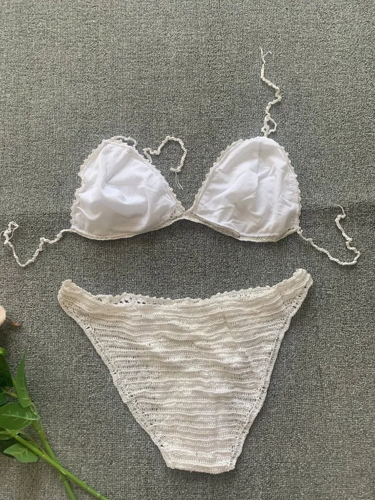 2021 Nova chegada Hand-Made Crochê Bikini para a União e a American Beach Senhoras roupa de banho