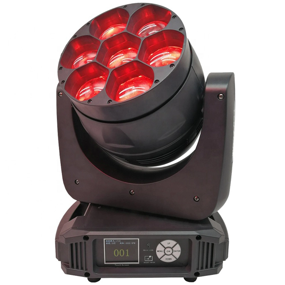 7X40W 4in1 RGBW LED Wash Moving Head Sharpy Stage Light Price Sharp Beam with Zoom