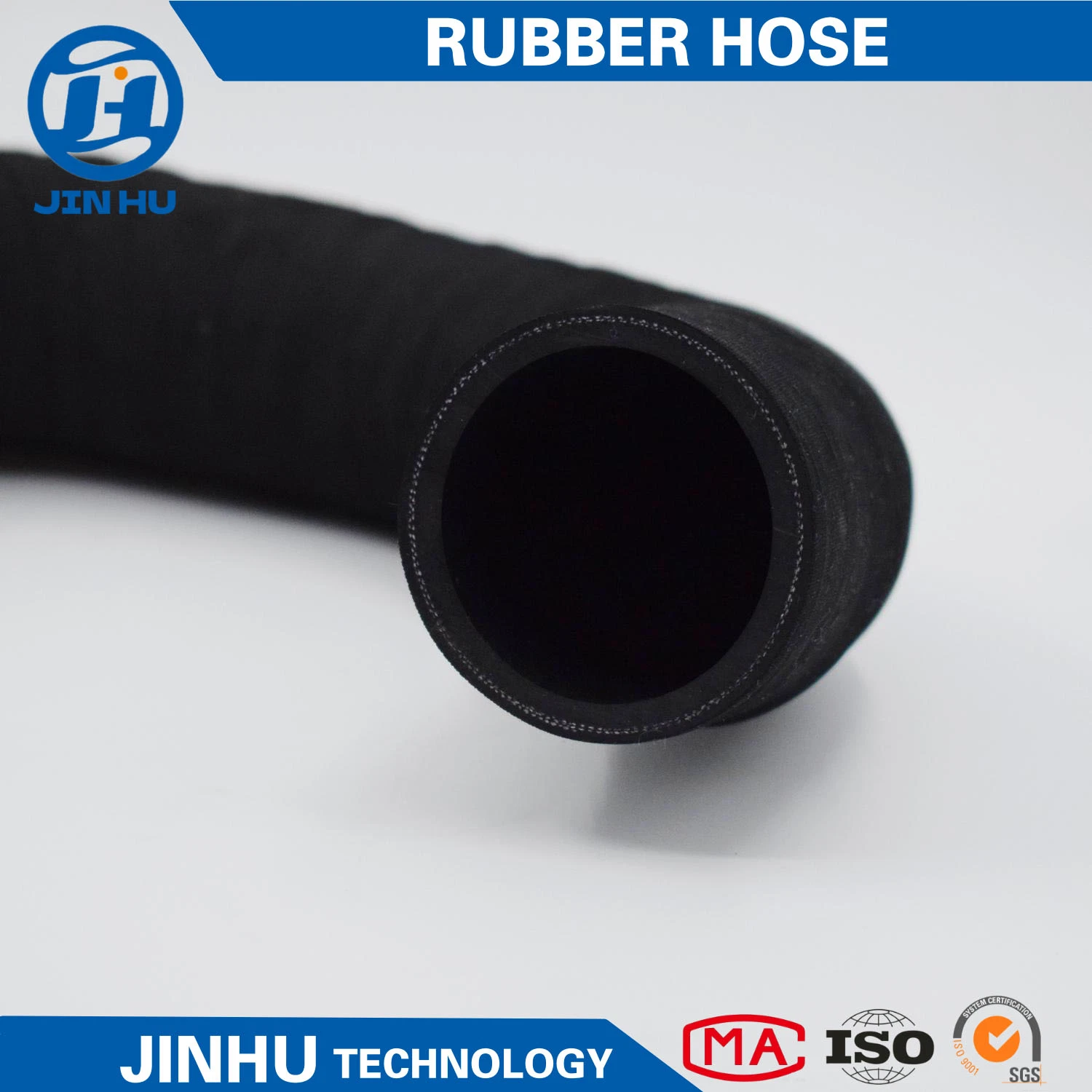 Jinhu 150psi Water Suction & Discharge Rubber Tube Hose Pipe (OEM)