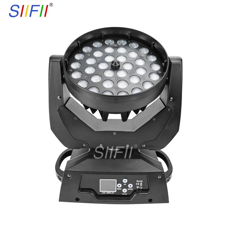 36PCS 10W RGBW 4in1 LED Uplights Zoom High Power RGBW LED Wash Moving Head Light