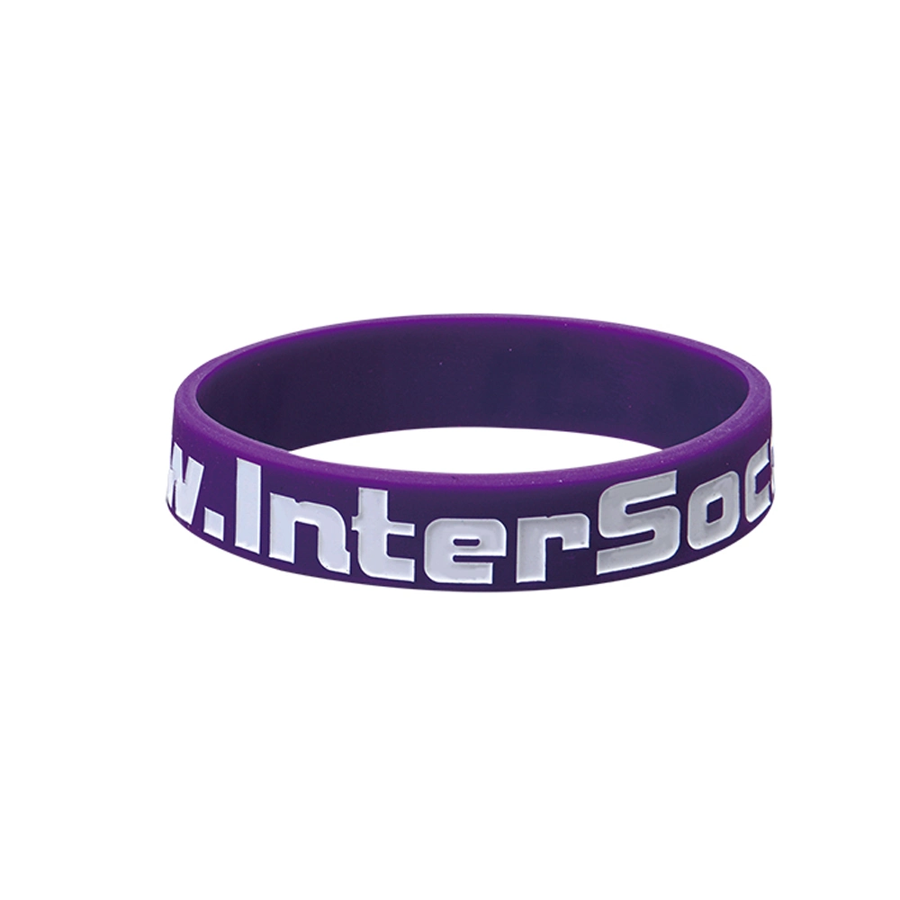 Custom Debossed Embossed Printed Silicone Wristbands China