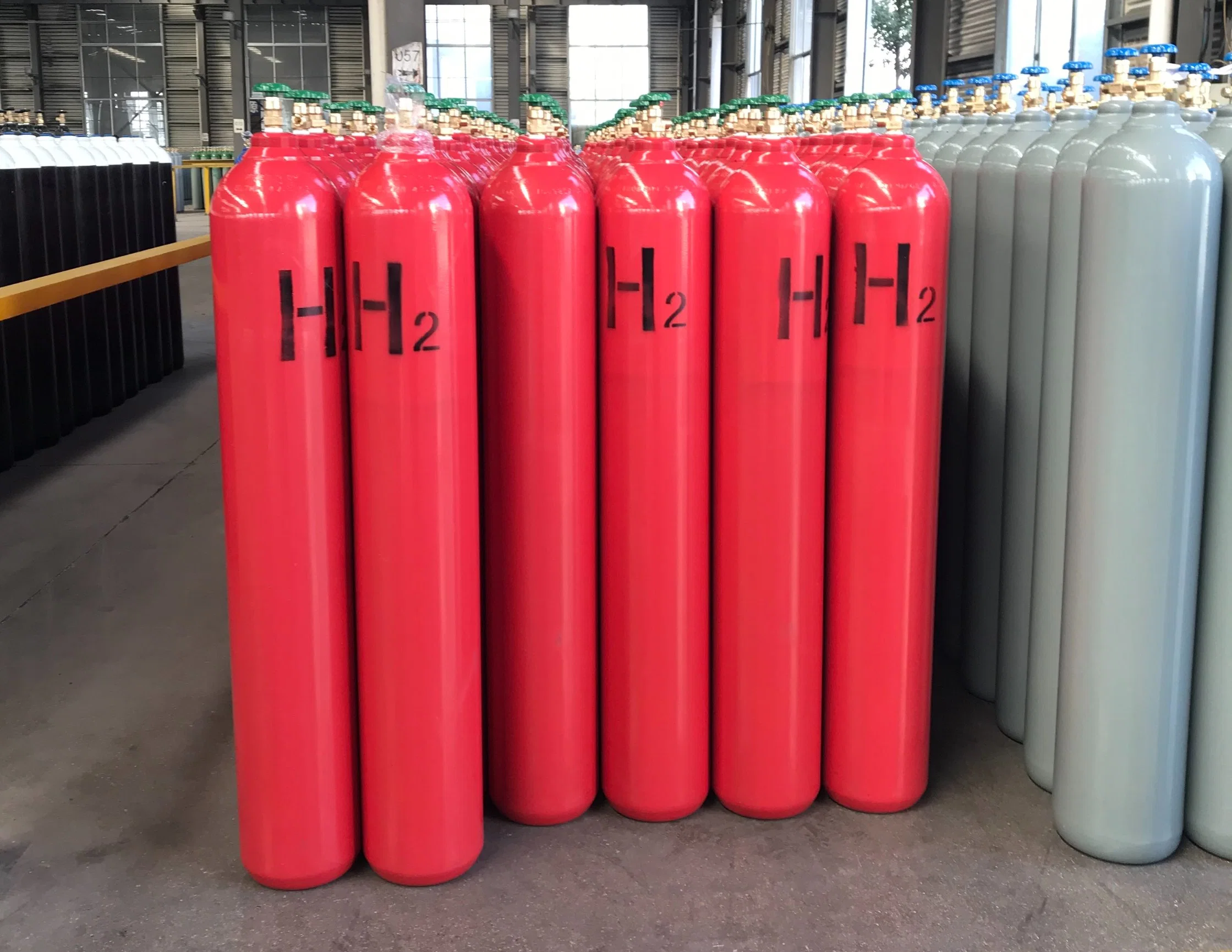 China suministro de gas industrial de alta calidad 99,999% pureza hidrógeno H2 Gas