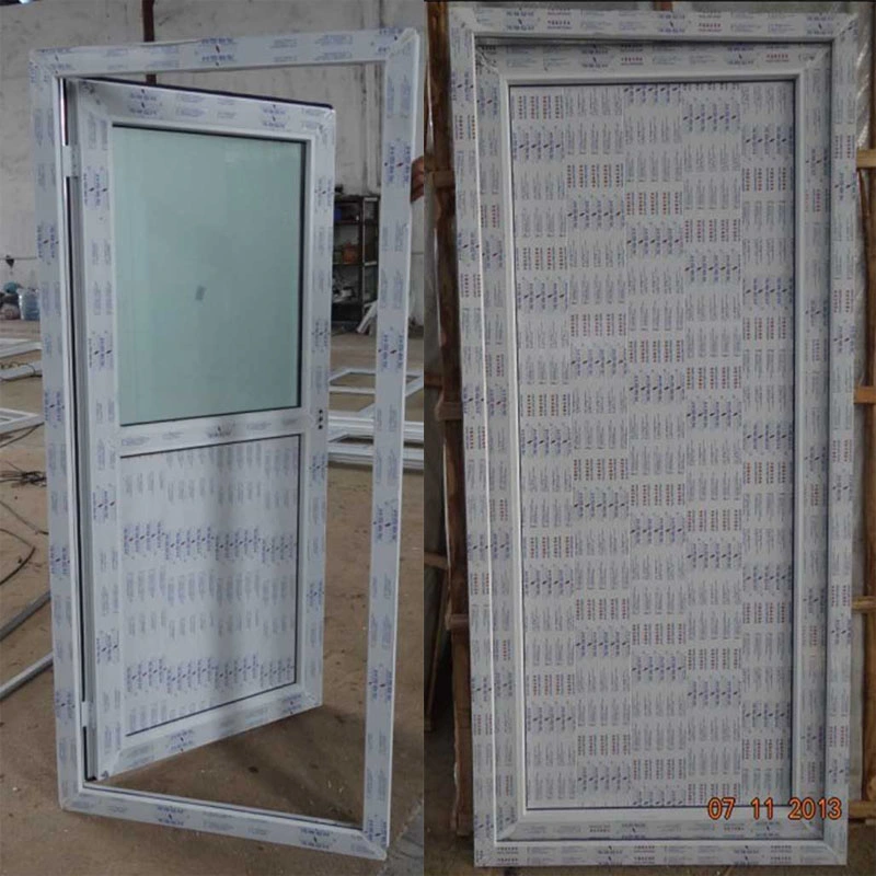 Interior PVC Fiberglass Glass Window Door Price Foshan Factory