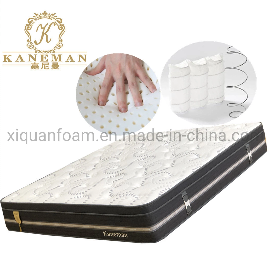 Foam Encased Spring Mattress Medium Firm Latex Mattress Hot Sale Mattress