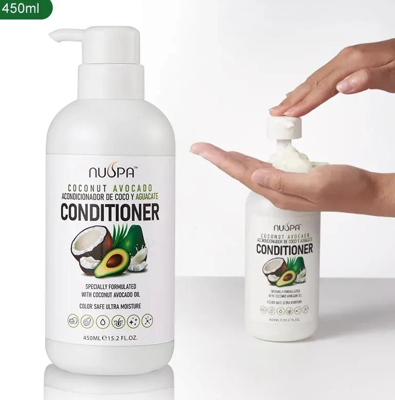 Sulfat frei Haarpflege-Produkte Bio Coconut Avocado Shampoo und Conditioner