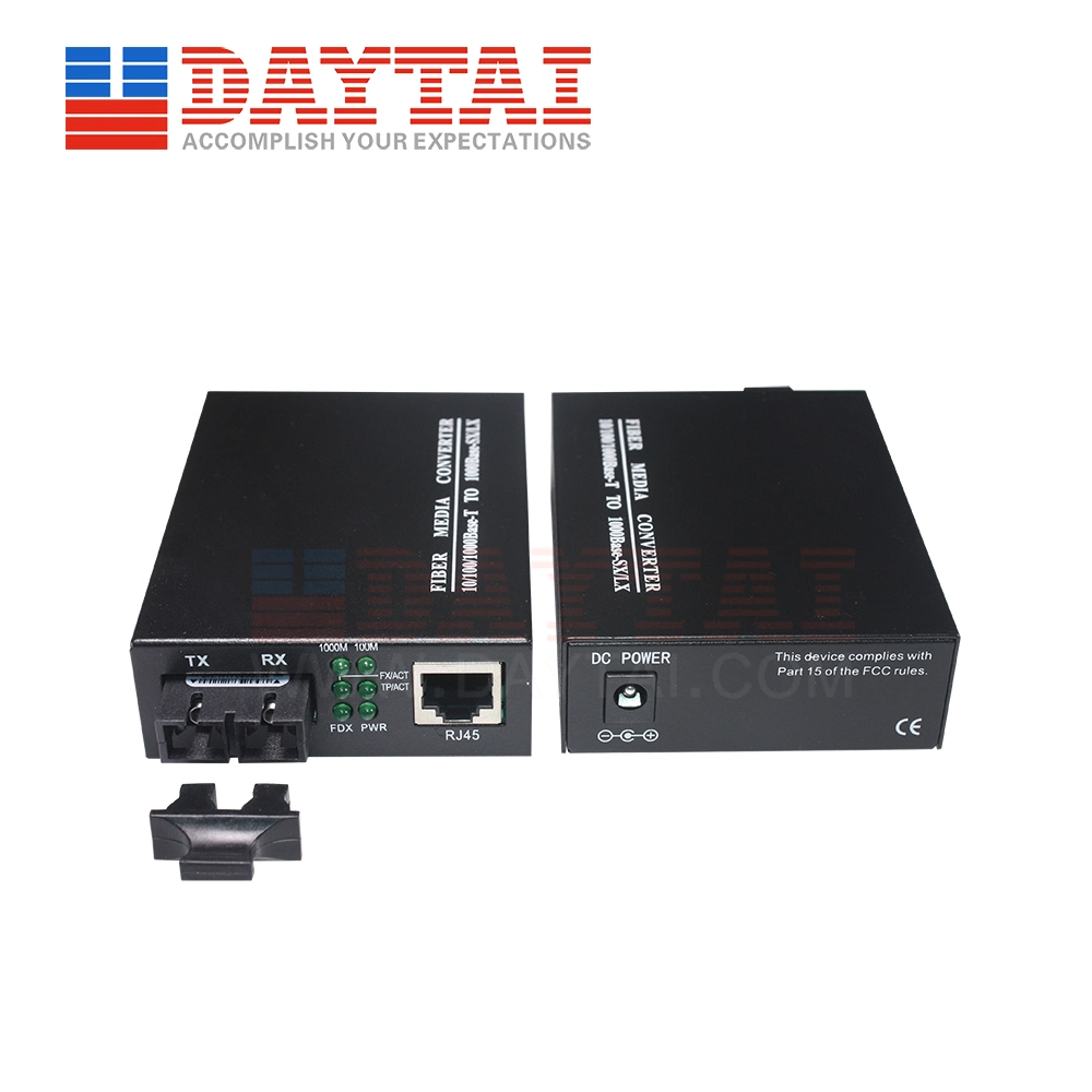 Single Mode Dual Fiber 1000Mbps Media Converter for 120km Distance