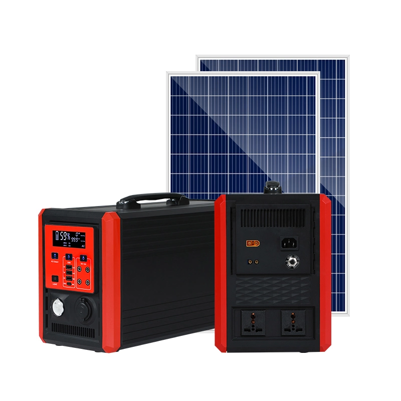 Fábrica 220V Electricidad Cargador Solar de emergencia Móvil Energía Solar Fuente de alimentación móvil