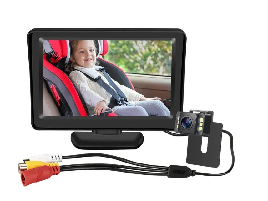 4.3 Inch Portable 1080P Retrovisor Monitor de automóveis de aluguer de câmara