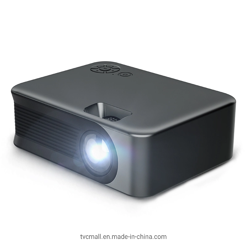 Aun un mini portátil 2.4G30 480p / 5g WiFi móvil Airplay Miracast LED video proyector de cine en casa - Tapón de la UE