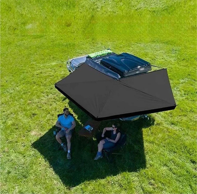 Car Side Canopy Outdoor Camping Thickened and Widened Fan-Shaped Car Tent Portable Fast Driving Side Sunshade