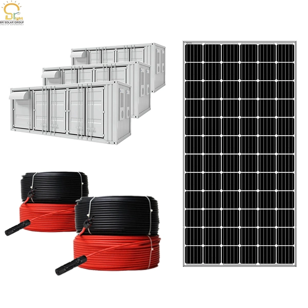 Recipiente de industriais de energia do painel de Lítio de Armazenamento de Energia da Bateria do Sistema Solar com marcação Ess-1mwh