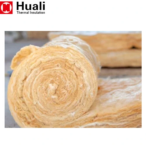 Huali Wall Insulation Walling and Partitioning Glass Wool Insulation Fiber Glass Wool Roll with Aluminum Foil