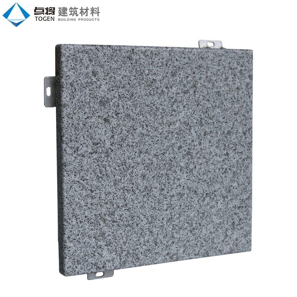 Aluminum PVDF Roller Coating Decorative Exterior Stone Cladding