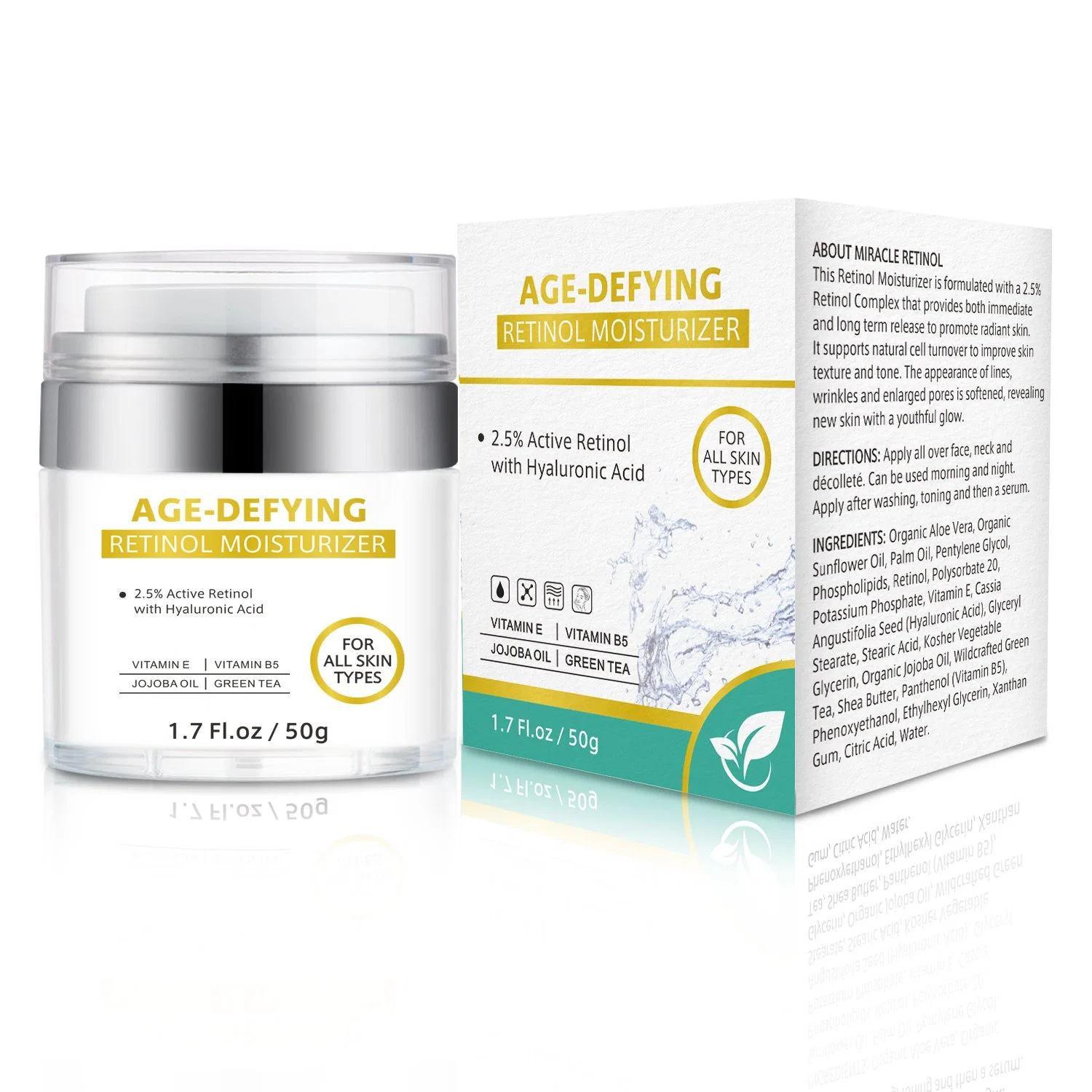 Wholesale Anti Aging Neck Reduce Wrinkle Retinol Private Logo Rejuvenating Firming Facial Moisturizer Skin Care Face Cream