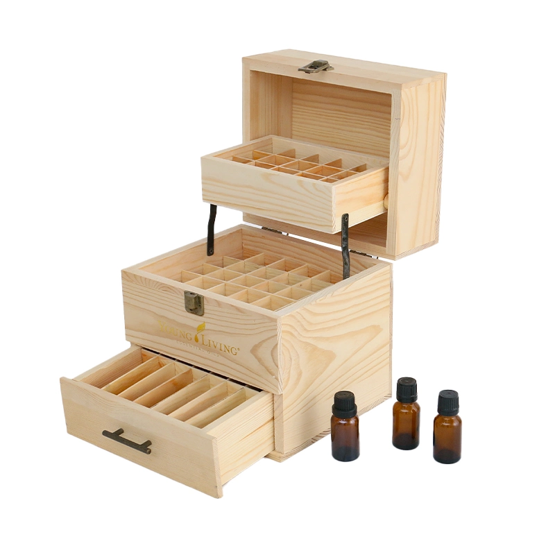 FSC&amp;BSCI Holz ätherische Öle Display Organizer Ständer Halter Box