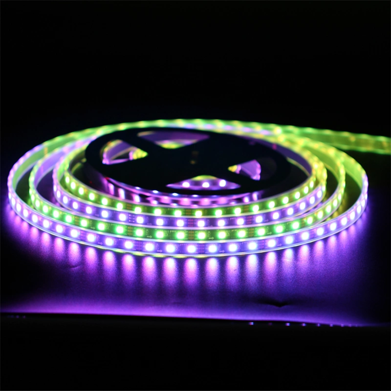 SMD5050 Flexible IP20 IP65 IP67 Waterproof 12V 24V Ws 2811 60LEDs/M RGB LED Strip Rope Bar Light